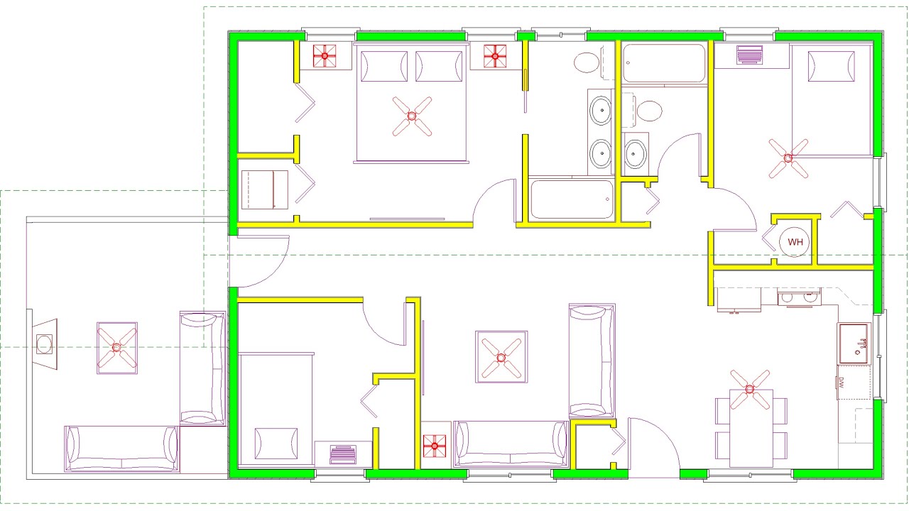 GDC 3 Bed 2 Bath Plumbing Layout Guide