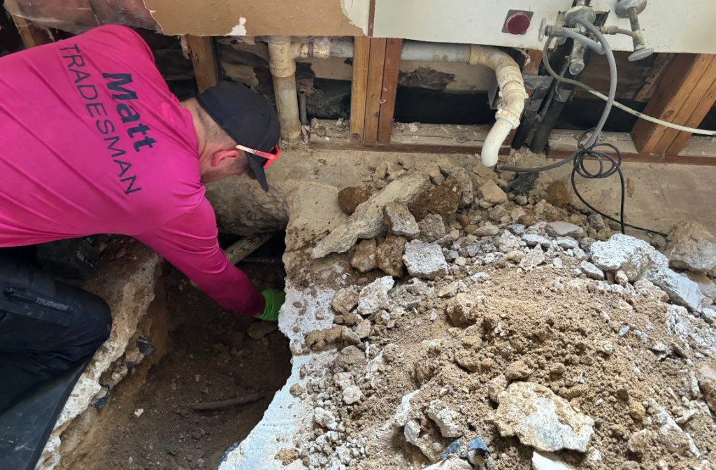 Get A Plumber Out There To Document Slab Leak