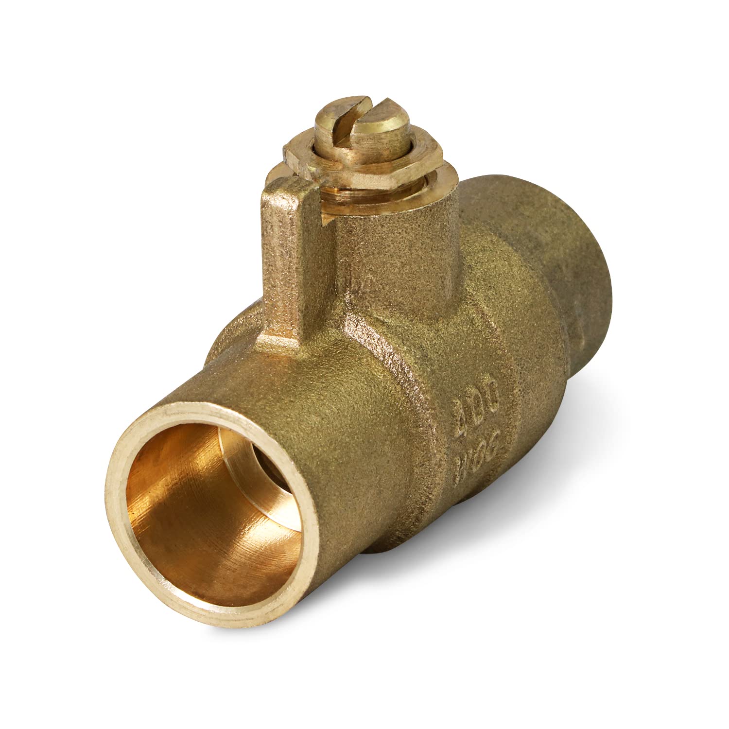Hex Head Inline Plumbing Valve With Screw In Middle
