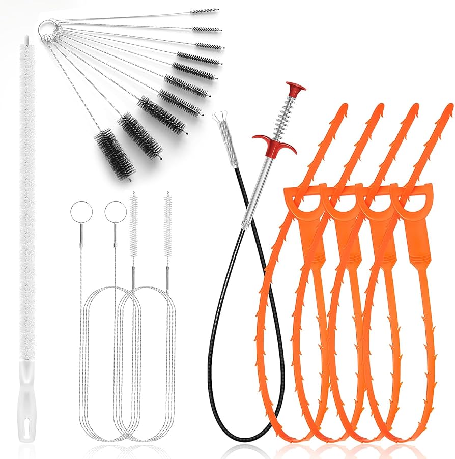 Hook-Tip Drain Tool: Remove Gunk & Hair Fast