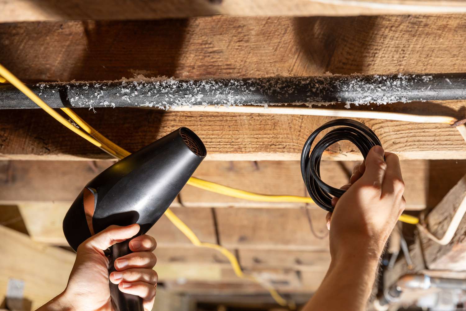 Hook Air Hose to Drain Pipes: Stop Freezing Fast