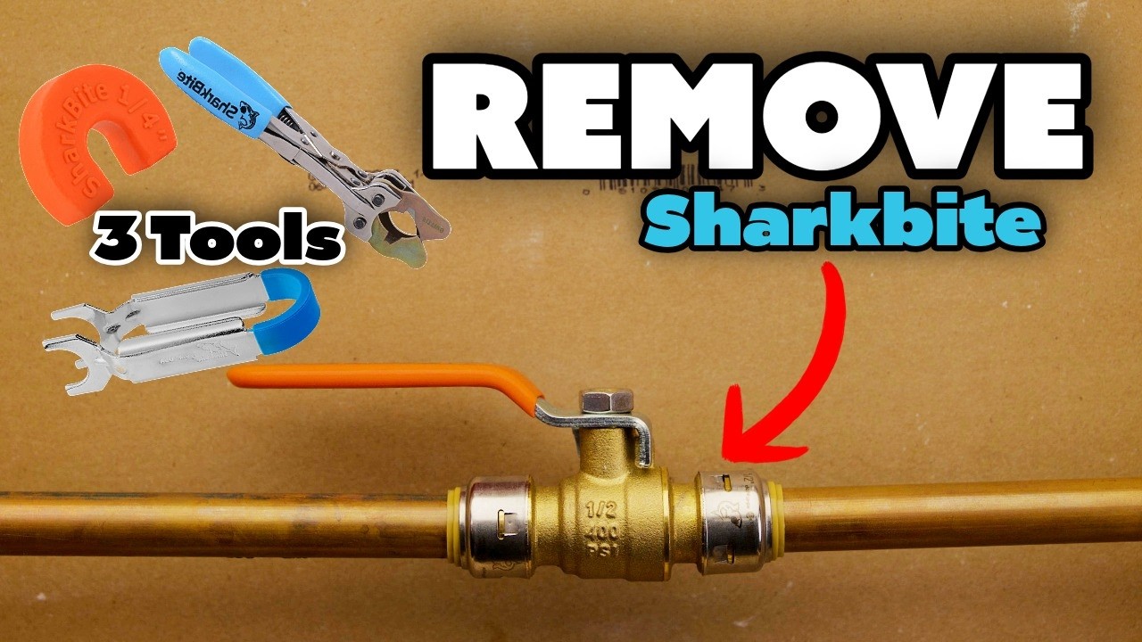 How to Remove a SharkBite Fitting Safely