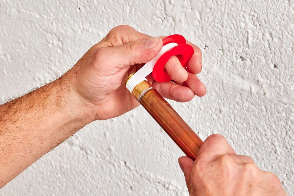 How Do You Get Plumber'S Tape Off Of Pipe
