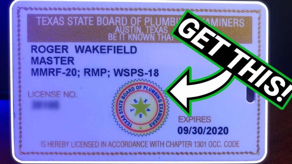 How Do You List Master Plumber On A Signature