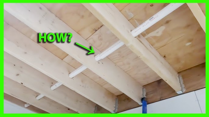 How to Run Plumbing Through a Support Beam Safely