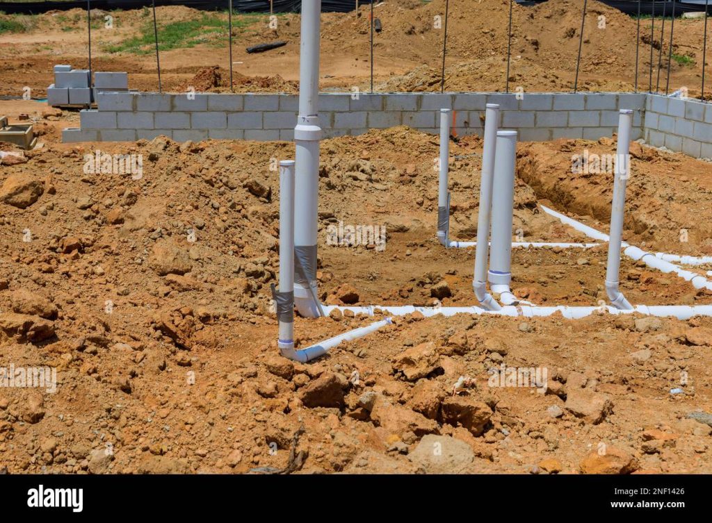 How Is Home Plumbing Laid In The House Foundation