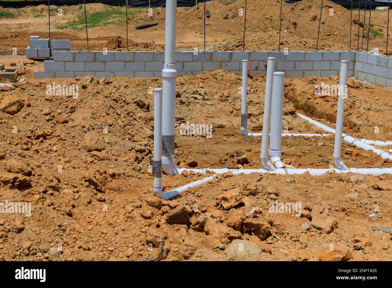 How Home Plumbing Is Laid in the Foundation