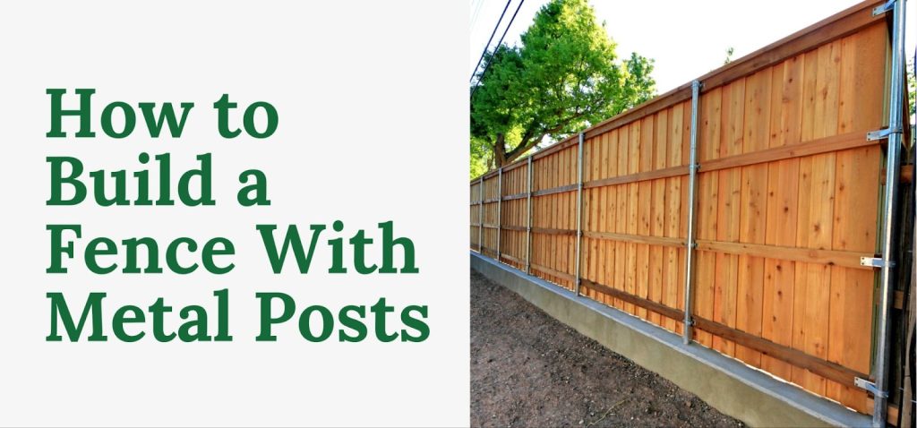 How To Brace A Metal Fence Post For Plumb/Level