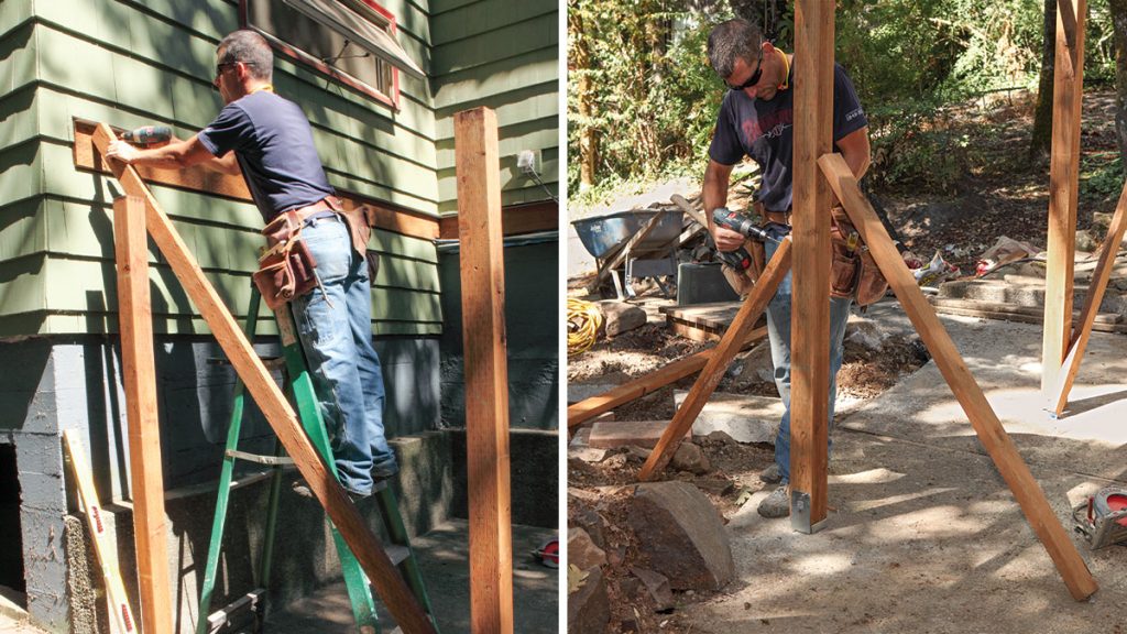How To Brace A Post To Get It Plumb