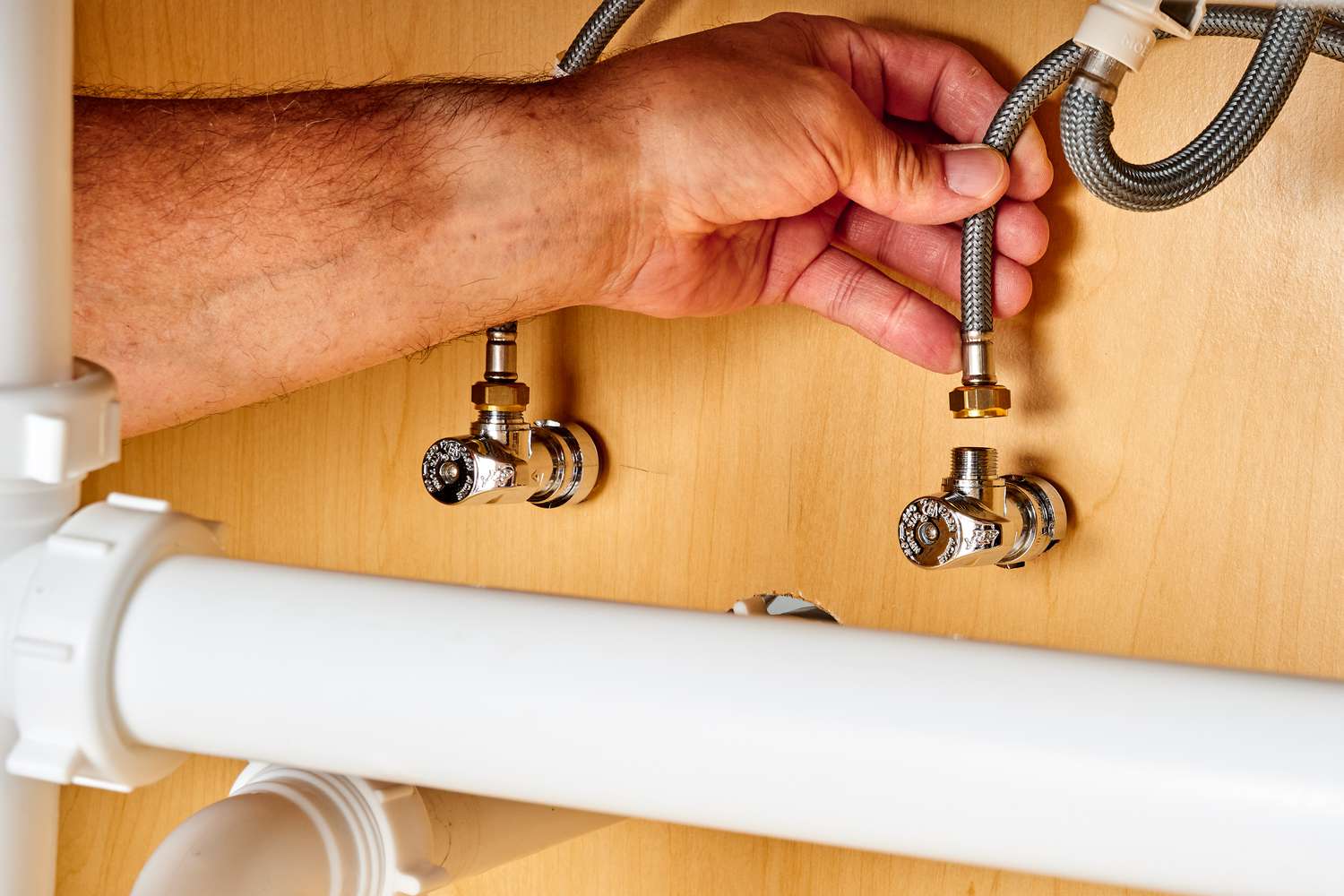 How To Connect Plumbing For New Double Sink Vanity