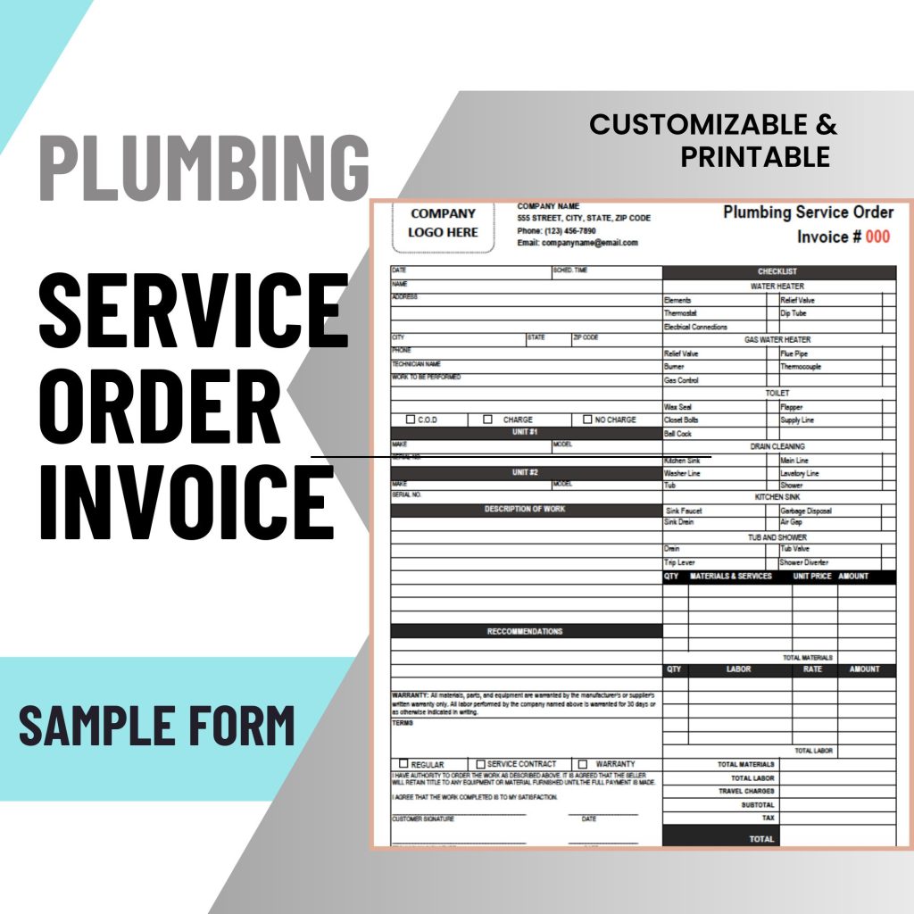 How To Do Invoices For Commercial Business Plumbing Reddit
