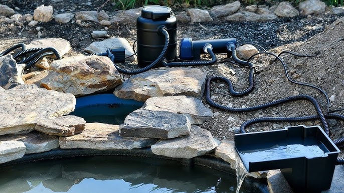 How To Do Plumbing In Waterfall With Water Pump