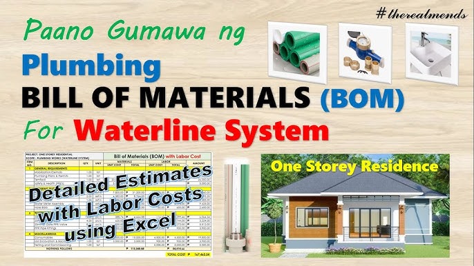 Estimate Plumbing Cost: New Construction Philippines