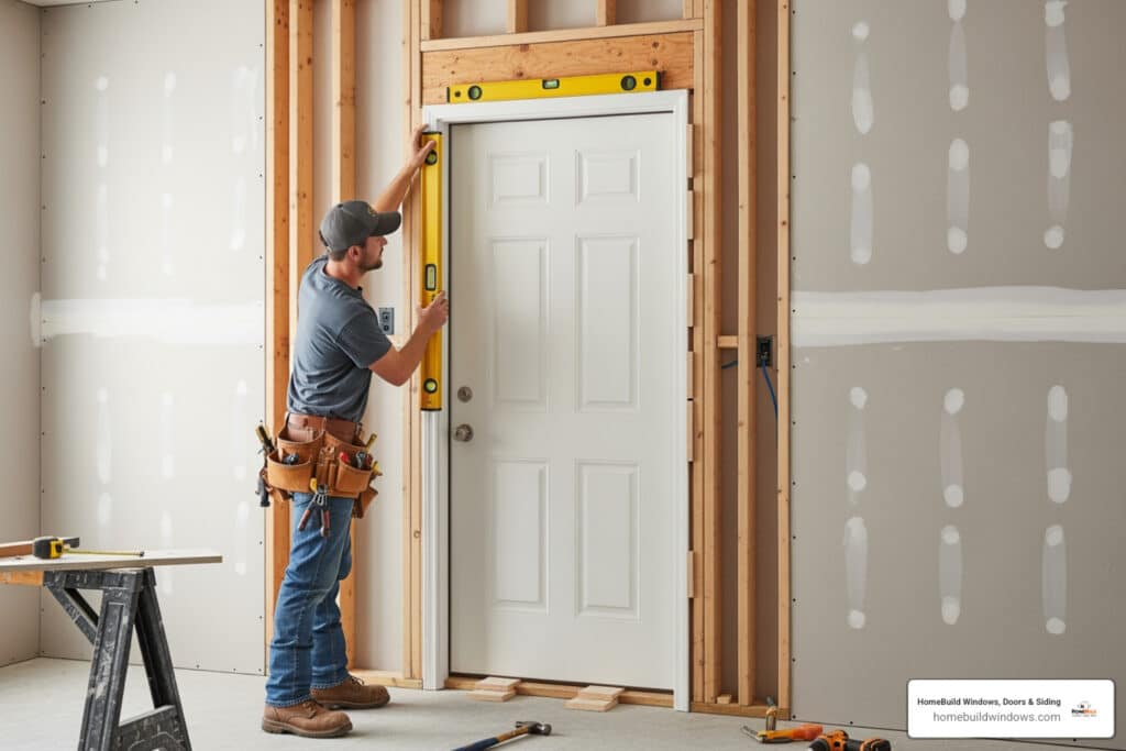 How To Fix An Out Of Plumb Prehung Door