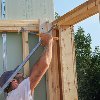 How To Frame A Wall Using A Plumb Bob