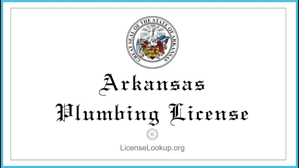 How To Get Appentice Liscense For Plumber In Arkansas