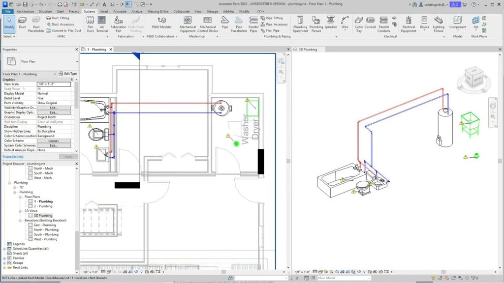 How To Get More Plumbing Floor Plans In Revit