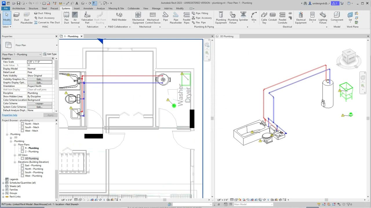 Get More Plumbing Floor Plans in Revit Fast