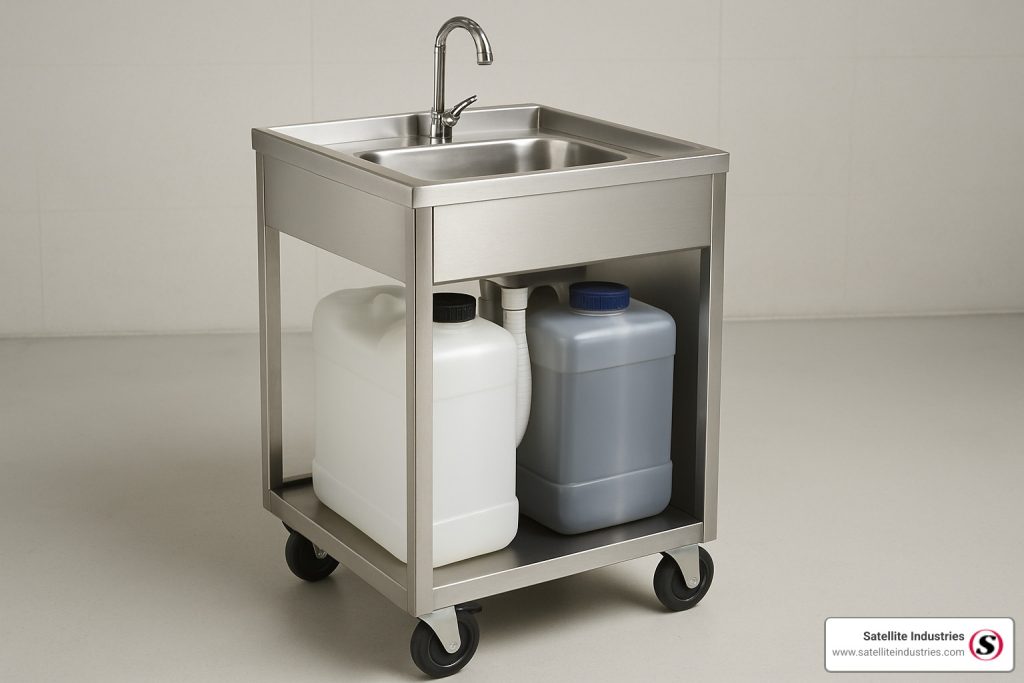 How To Have A Hand Wash Sink Without Plumbing