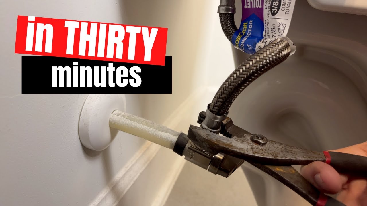 How To Install New Plumbing Lines For A Toilet