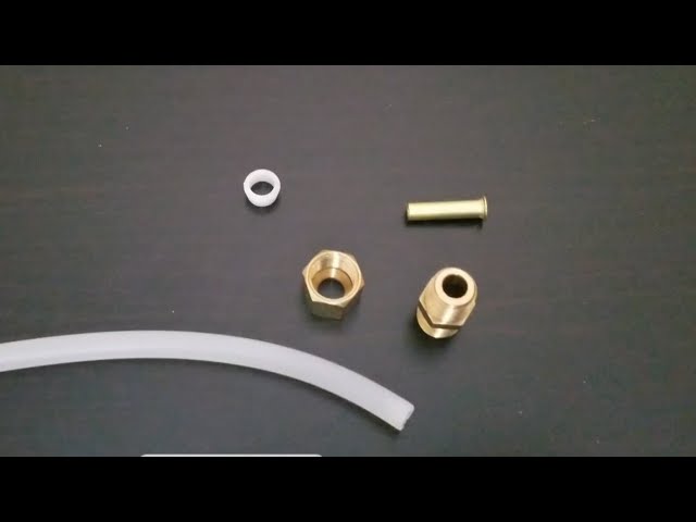 Install Plumbing Compressor Fitting With Rubber Insert