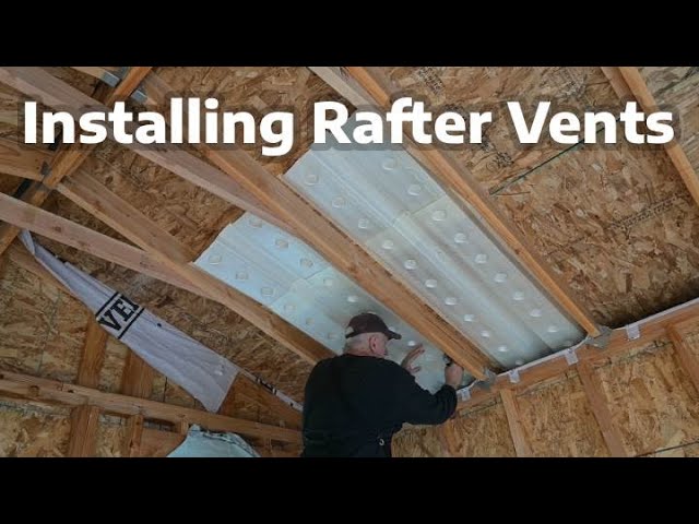 Install Rafter Vents Around Plumbing Pipes