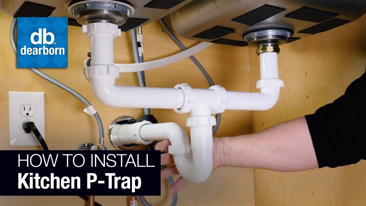 How To Install Under Sink Plumbing With P Trap
