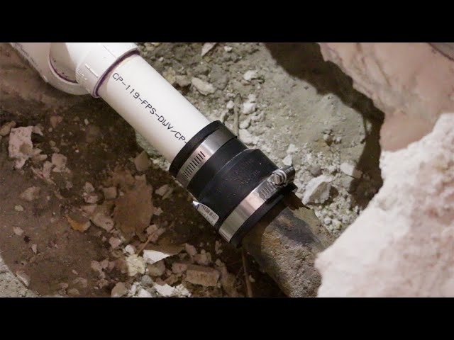 How to Join PVC Pipe Using Fernco Couplings