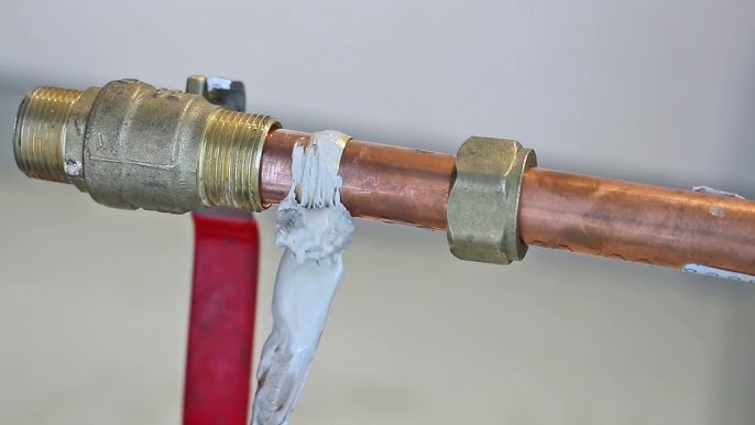 How to Make 1/2 Copper Compression Plumbing Connectio