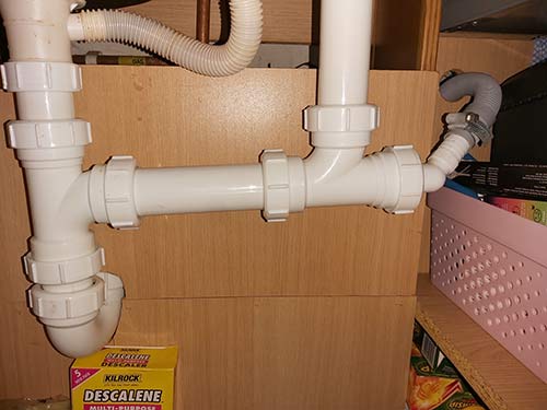 How To Plumb In Standpipe To Higher Drain Pipe