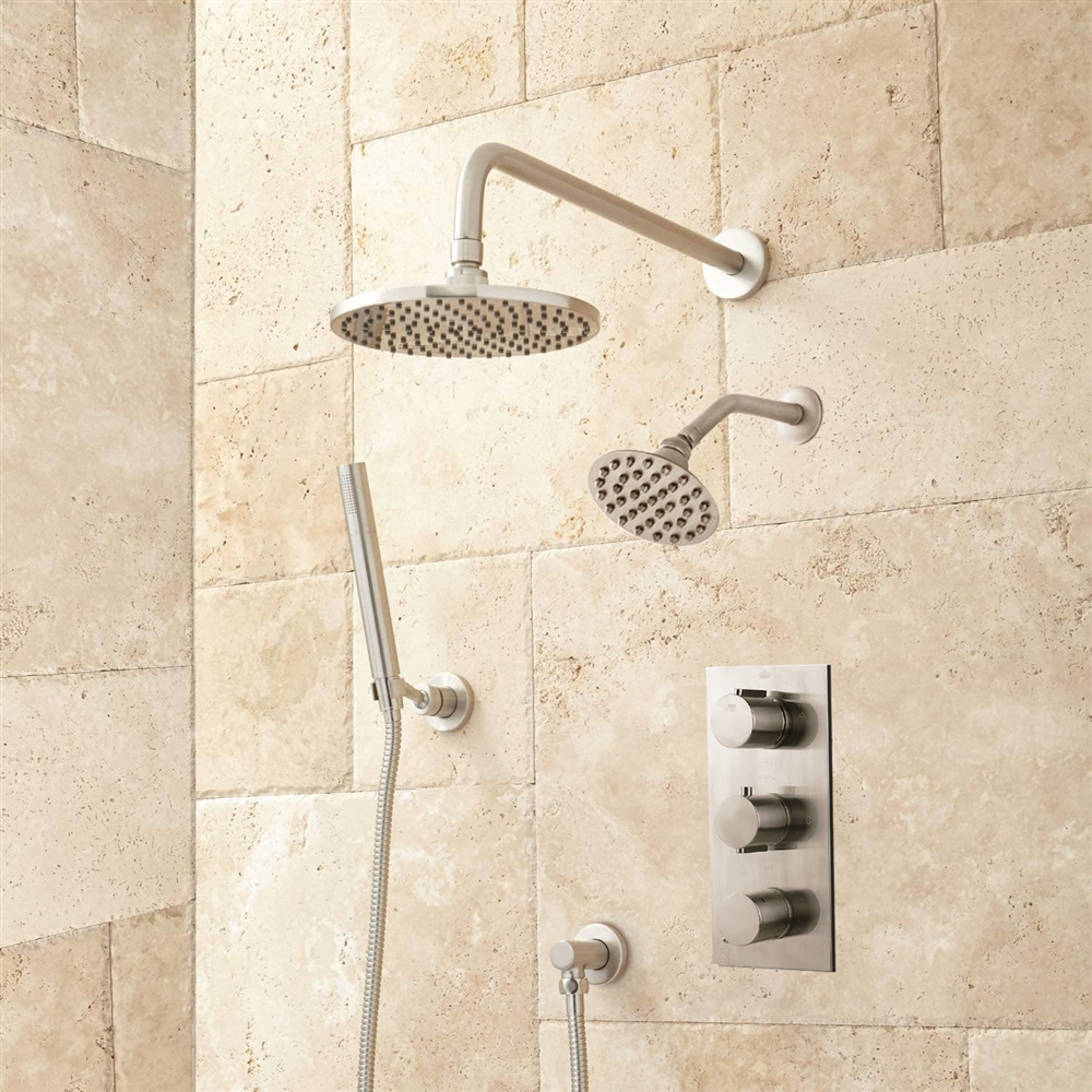 How to Plumb Shower With Both Head and Handheld