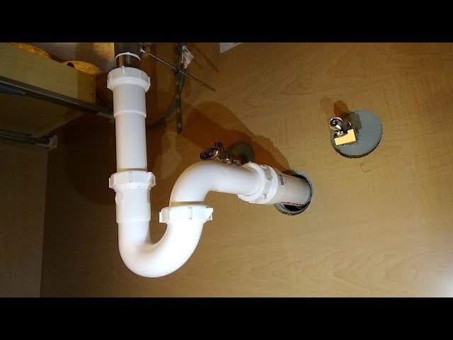 Connect PVC Sink Drain to Galvanized Pipe
