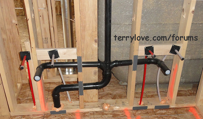 How To Plumb Two Bathroom Sinks Into One Drain