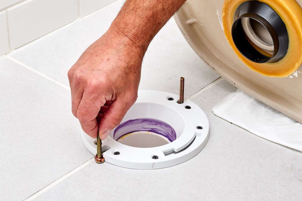 How To Put Plumbing In Floor For A Toilet