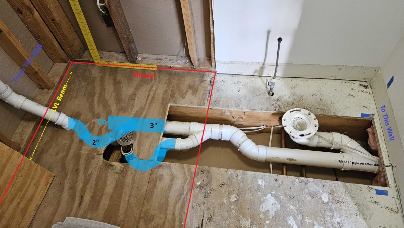 How to Run Corner Wall Plumbing Drain and Vent