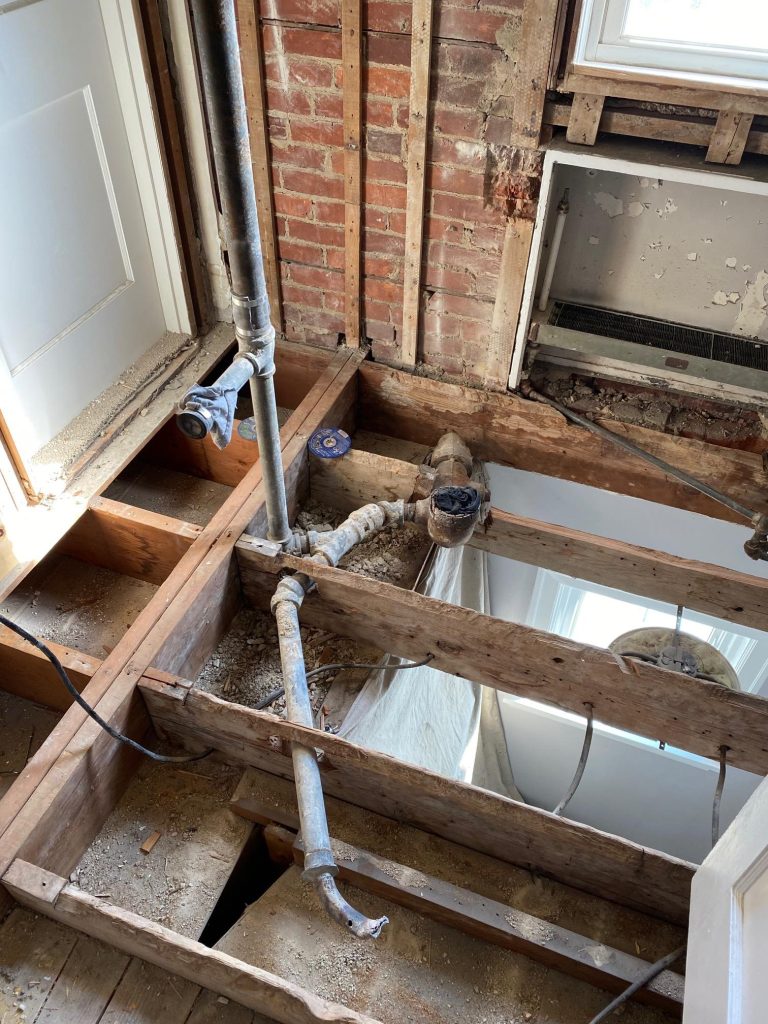 How To Redo Plumbing In A Per Beam House