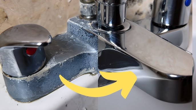 Remove Hard Water Stains From Plumbing Fixtures Fast