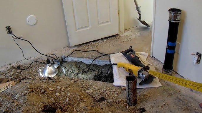 How To Replace Plumbing On A Concrete Flat House