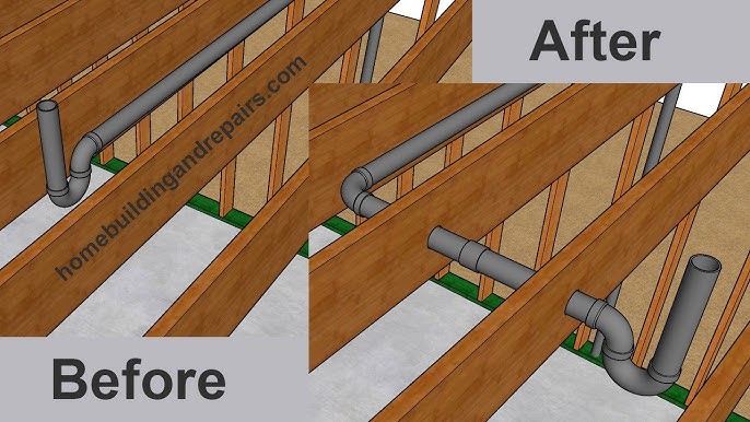 Run Plumbing Around Post & Beam Foundations