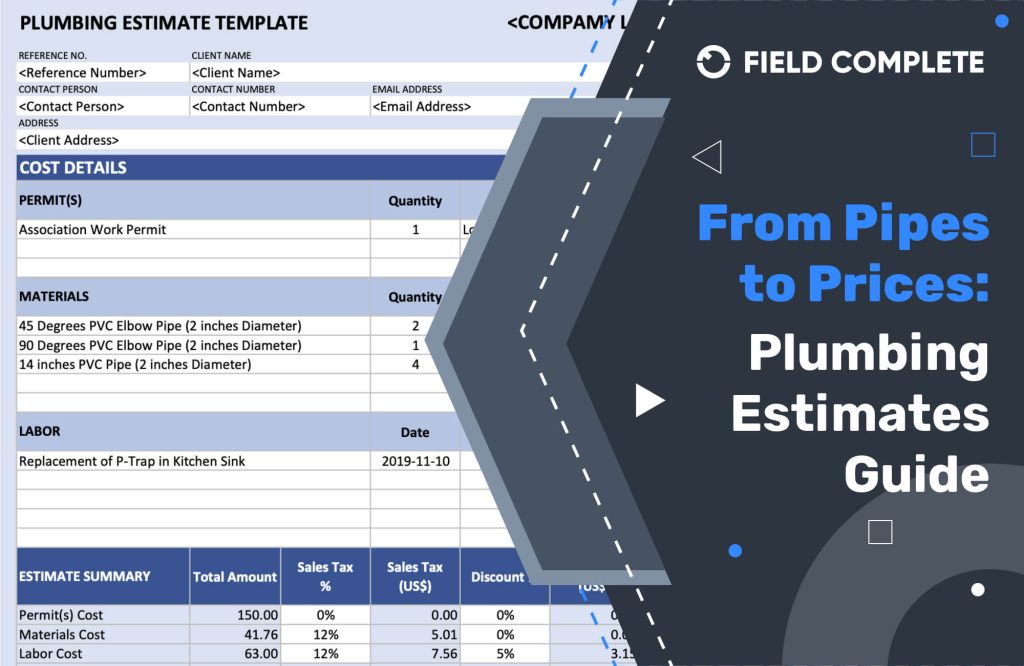 How To Write An Estimate For A Plumbing Job