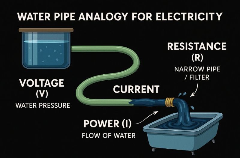 In The Plumbing Analogy Water Flow Is Similar To Electric Current
