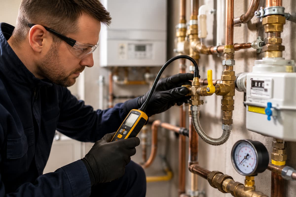 Inspection For Water And Gas Tightness For Finished Plumbing
