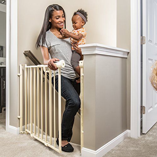 Is There Plumbing Etc At Top Of Stairs Gate?