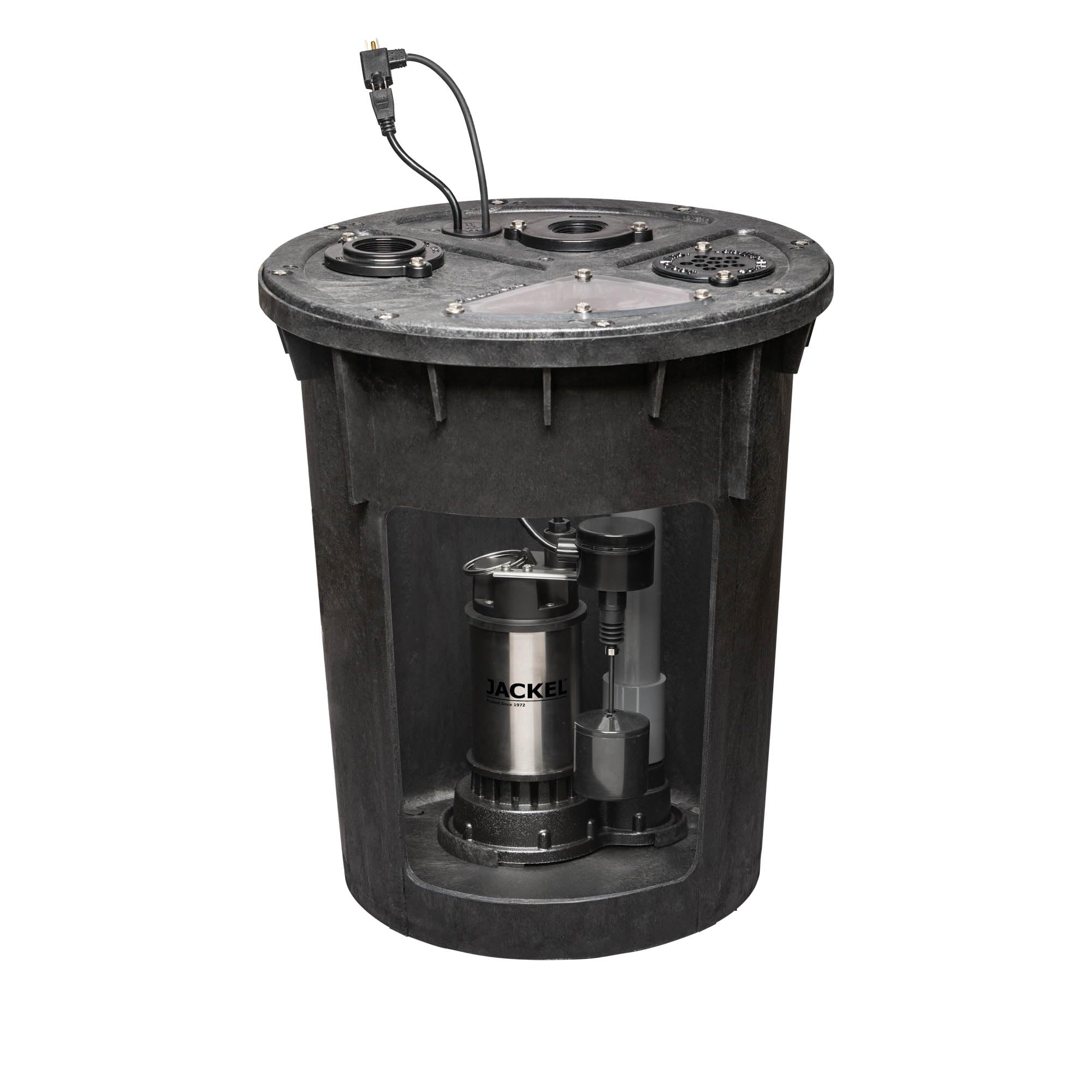 Jackel Pre Plumbed 1/2 HP Sewage Basin System Guide