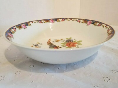 La Francaise Porcelain Apple Plumb Cherry Grape Serving Bowl
