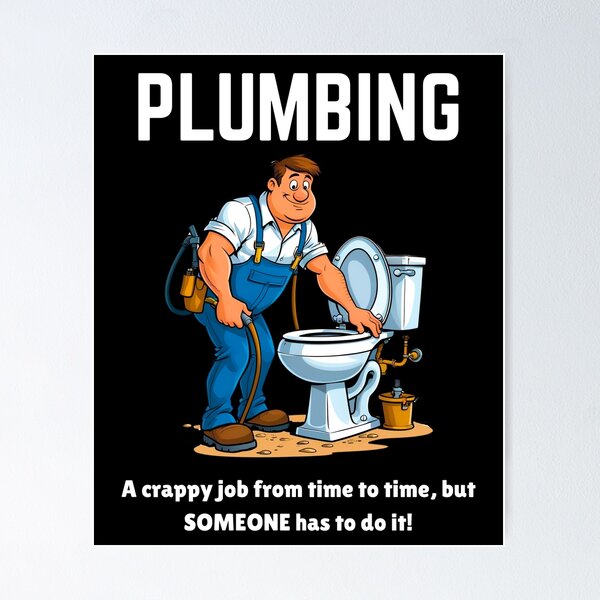 Leave The Crappy Job To The Professionals Plumber Ad