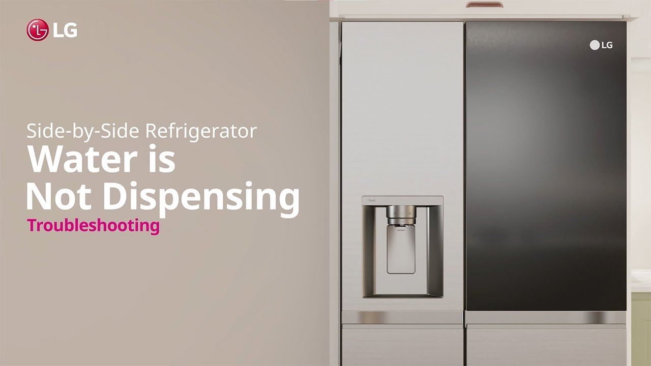 Fix LG Fridge Non-Plumbed Water Dispenser Issues