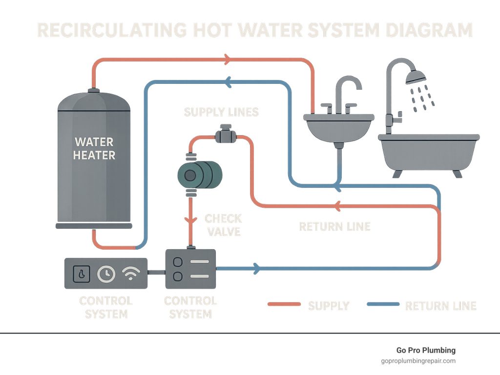Line Diagram For Hot And Cold Plumbing For Instahot