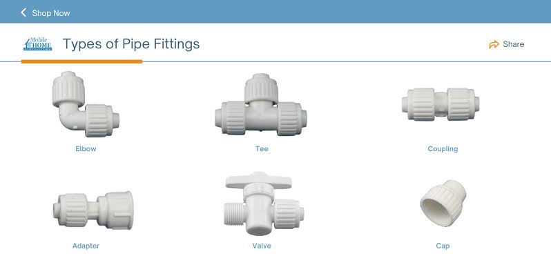 Mobile Home Plumbing Parts List (With Pictures)