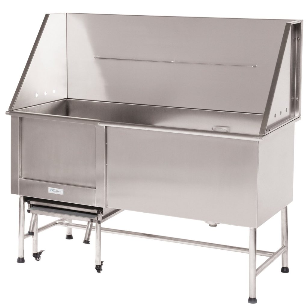 Master Equipment Superior Stainless Left Plumbed Bath Tub 60-Inch